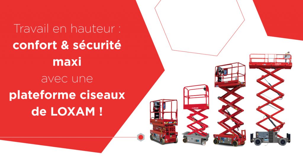 Plateforme ciseaux élévatrice - Loxam Réunion