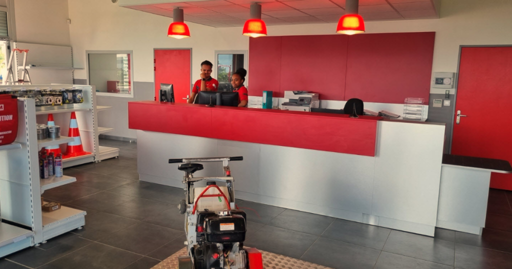 SainteMarie, une agence toute neuve ! LOXAM, expert de la location de matériels professionnels