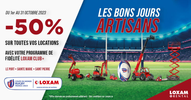Le mois d'Otobre, c'est CADEAU dans les 3 agences LOXAM Rental !