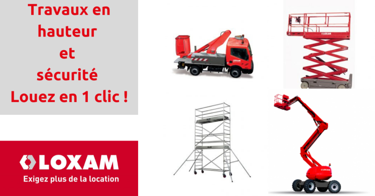 Inventaire en intérieur ? Décorations en extérieur ? Pensez à louer LOXAM.