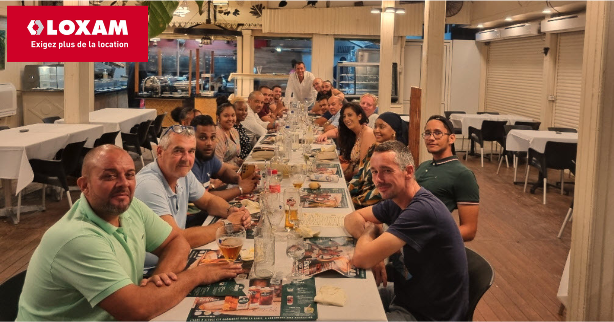 L’équipe de LOXAM Réunion a entamé l’année 2024 avec appétit !