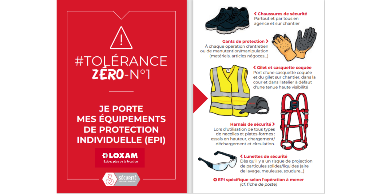 Équipements de Protection Individuelle (EPI) - LOXAM Réunion