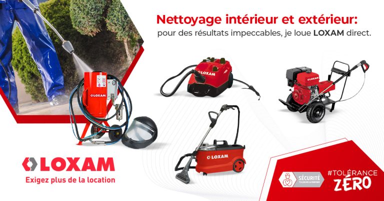Matériel de Nettoyage Pro : Louez chez LOXAM pour des résultats impeccables !