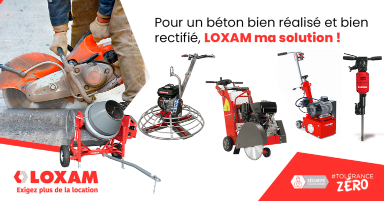 Travailler le béton frais ou ancien ? Louez les équipements de coulage et finition chez LOXAM