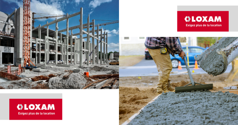 Mise en place béton frais, rectification et démolition béton dur : Bonnes pratiques, sécurité, recyclage vieux béton.| Loxam Réunion