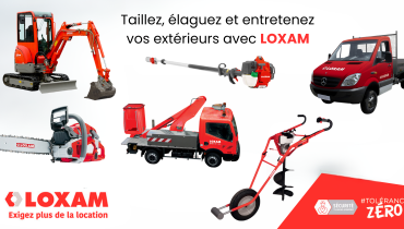Après la pluie, place nette dans les espaces verts avec LOXAM