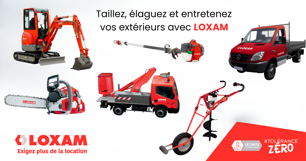 Après la pluie, place nette dans les espaces verts avec LOXAM