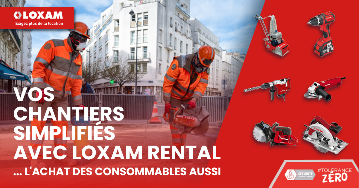 Puissance pro, durée libre : l’outillage électroportatif à la carte chez LOXAM Réunion.