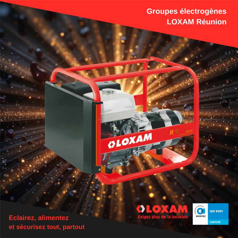 Groupes electrogenes LOXAM Réunion