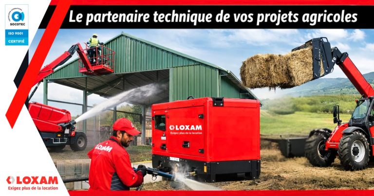 Du Salon de l’Agriculture aux champs réunionnais : Loxam, partenaire technique des exploitations modernes