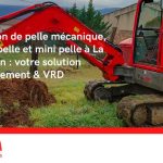 Location mini pelle, micro pelle, pelleteuse à La Réunion | Terrassement & VRD
