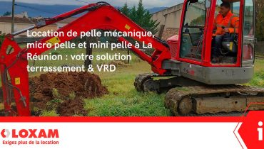Location mini pelle, micro pelle, pelleteuse à La Réunion | Terrassement & VRD