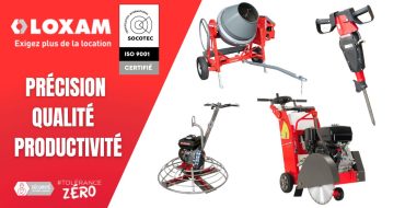 Casser, scier, rectifier, et couler, vibrer,surfacer, LOXAM Réunion met tout à votre disposition.