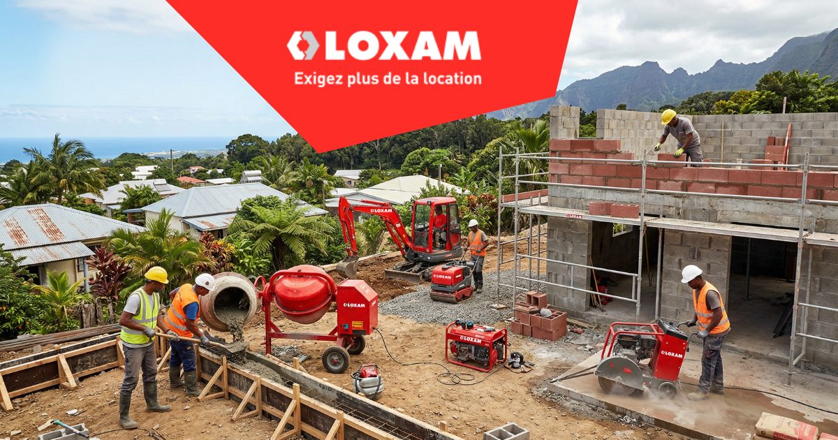 🎯 Bétonnière et dumper, levage et manutention, échafaudages et nacelles, outillage électroportatif