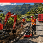 Après la saison des pluies : location matériel BTP et terrassement à La Réunion | LOXAM