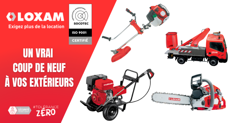 En juillet, offrez un vrai coup de neuf à votre extérieur avec LOXAM