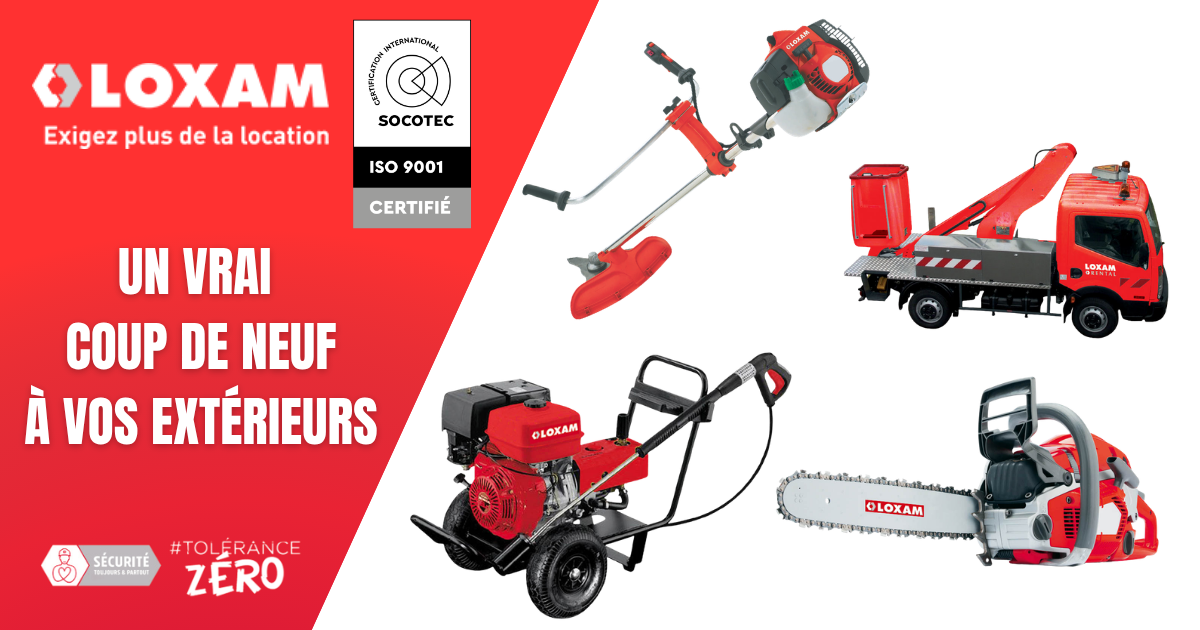 En juillet, offrez un vrai coup de neuf à votre extérieur avec LOXAM