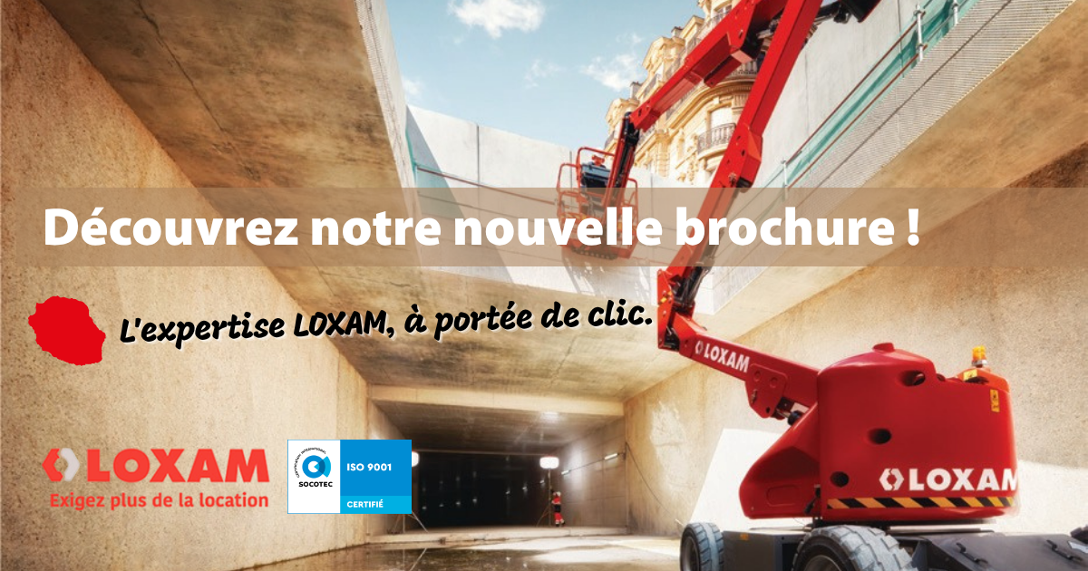découvrez la nouvelle brochure LOXAM Réunion.