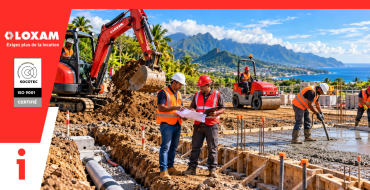 Meta Title Location matériel terrassement à La Réunion | LOXAM